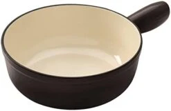 Uhn Rikon Induction Of Cast Iron Fondue Pot, 9.45", Black -Peugeot Shop 31xMfC6BSdL. AC