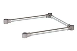 Open Base Work Table Bracing - 24 X 36 Inch Table Stabilizing Leg Cross Braces - Fits Commercial Food Prep Stainless Steel Or Maple Wood Worktable By DuraSteel -Peugeot Shop 31xMmJDORzL