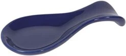 Curved Stoneware Spoon Rest Eggshell Blue, 3.5x7.75 In -Peugeot Shop 31xNiNVnvfL. AC