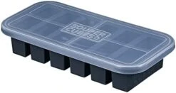 1/2-Cup Freezing Tray With Lid, Aqua, Makes 6 Perfect 1/2 Cup Portions, Freeze Pesto, Salsa, Sauce, Food -Peugeot Shop 31xPGRh0SvL. AC