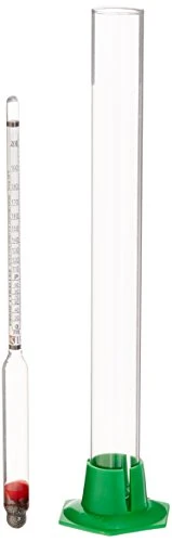 R3-XIKQ-AD0G Proof And Tralle Hydrometer With 12" Glass Test Jar