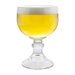 Schooner Beer Glass - 21.5 Oz Extra Large Goblet Crystal Style ZERO LEAD Shrimp Cocktail, Coronaritas, Margaritas 4 PACK