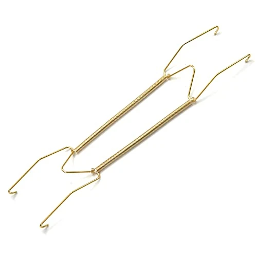 Bettomshin 1PCS Plate Hanger 15.98" W Type Stainless Steel Plate Hangers Invisible Wall Hooks For Walls Compatible Decorative Plates Hooks Dish Diaplay Holder Golden 1 Bettomshin 1PCS Plate Hanger 15.98" W Type Stainless Steel Plate Hangers Invisible Wall Hooks For Walls Compatible Decorative Plates Hooks Dish Diaplay Holder Golden