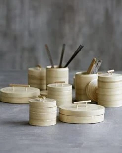 Vm0212 Storage With Lid Bamboo -Peugeot Shop 31xhZiR6AXL