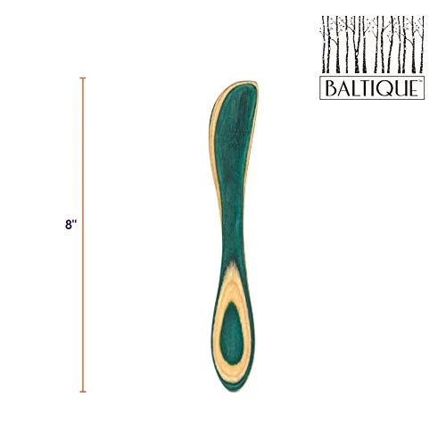 Ique Mykonos Collection Cheese Spreader Knife In Colored Birch Wood 6 Ique Mykonos Collection Cheese Spreader Knife In Colored Birch Wood - Image 6