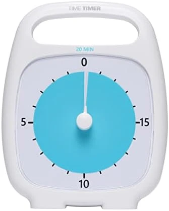 PLUS 60 Minute Desk Visual Timer - Countdown Timer With Portable Handle For Classroom, Office, Homeschooling, Study Tool With Silent Operation (Charcoal) 7 PLUS 60 Minute Desk Visual Timer - Countdown Timer With Portable Handle For Classroom, Office, Homeschooling, Study Tool With Silent Operation (Charcoal) - Image 7