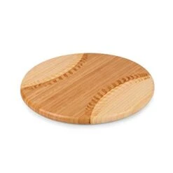 TOSCANA - A Picnic Time Brand Home Run Baseball Cheese Board, Novelty Charcuterie Board, Serving Platter - Cheese Boards Charcuterie Boards, Wood Cutting Board, (Bamboo)