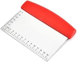 Dough Scraper Stainless Steel Bench Scraper Bread Cake Pastry Pizza Food Cutter (Red) 7 Dough Scraper Stainless Steel Bench Scraper Bread Cake Pastry Pizza Food Cutter (Red) -Peugeot Shop 31ykxgrsVeL. AC