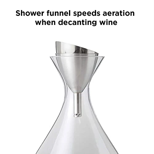 Wine Aerator Shower Funnel With Sediment Strainer 2 Wine Aerator Shower Funnel With Sediment Strainer - Image 2