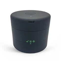 GENERIC DE Handheld Electric Dry Herb Grinder Spice Grinder USB Rechargeable Black