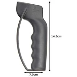 Victorinox Swiss Army Cutlery Handheld Manual Knife Sharpener, Finger Guard, Carbide Metal Plates, Multicolor (Grey/Black) -Peugeot Shop 31zyYcDaNmL