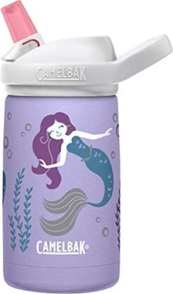 Camelbak Eddy+ Kids 12 Oz Bottle, Insulated Stainless Steel With Straw Cap - Leak Proof When Closed,Magic Unicorns -Peugeot Shop 41 BccTPOOL. AC