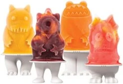 Dino Popsicle Molds (Set Of 4) - Mess-Free Silicone Ice Pops For Homemade Freezer Snacks / Dishwasher-Safe, BPA-Free -Peugeot Shop 41 ZpwdAxUL. AC