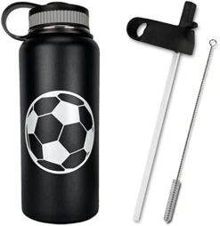 Water Bottle Baseball Softball Tumbler 32 Oz Gift For Mom Men Flask Sports Travel Waterbottle, Stainless Steel, Vacuum Insulated, Water Cold For 24, Hot For 12 Hours -Peugeot Shop 41 nuBWZDWL. AC