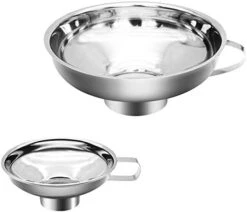 Stainless Steel Canning Funnel, Wide Mouth Jar Funnel With Handle For Wide And Regular Mouth Jars, Food Grade Metal Jam Funnel, 5.5-Inch Large Kitchen Funnels By HOXHA 12 Stainless Steel Canning Funnel, Wide Mouth Jar Funnel With Handle For Wide And Regular Mouth Jars, Food Grade Metal Jam Funnel, 5.5-Inch Large Kitchen Funnels By HOXHA -Peugeot Shop 41 vzQHbZYL. AC