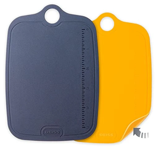 LUX Durable TPU Cutting Boards For Kitchen, Set Of 2, Double-Sided Non-Slip Chopping Board, Built-in Ruler, Flexible Large Cutting Board, Deep Juice Grooves, Dishwasher Safe 1 LUX Durable TPU Cutting Boards For Kitchen, Set Of 2, Double-Sided Non-Slip Chopping Board, Built-in Ruler, Flexible Large Cutting Board, Deep Juice Grooves, Dishwasher Safe