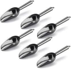 Mini Scoop, E-far 3 Ounce Stainless Steel Kitchen Utility Scoops, Ideal For Candy/Ice Cube/Flour/Sugar/Coffee Bean/Protein Powder, Food Grade & Anti Rust, Easy Clean & Dishwasher Safe (4 Pack) 28 Mini Scoop, E-far 3 Ounce Stainless Steel Kitchen Utility Scoops, Ideal For Candy/Ice Cube/Flour/Sugar/Coffee Bean/Protein Powder, Food Grade & Anti Rust, Easy Clean & Dishwasher Safe (4 Pack) -Peugeot Shop 4101cGO3 WL. AC