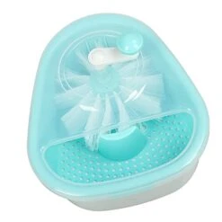 Salad Spinner, Manually Salad Dryer Simple Operation Wide Usage Effective Drying For Home (Sky Blue) -Peugeot Shop 4105jWzEOAL