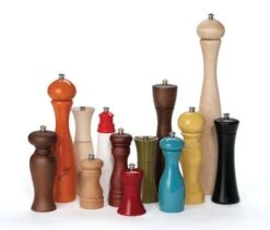 ' Mill Tronco Salt Mill, Black - 10 Inch, Adjustable Coarseness Fine To Coarse, MADE IN U.S.A.