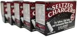Sod, Leland Mr Fizz Seltzer 8g CO2 Charger 50PK Compatible With All 1 Liter/Quart Soda Siphons, Silver -Peugeot Shop 410EBQNgdLL. AC