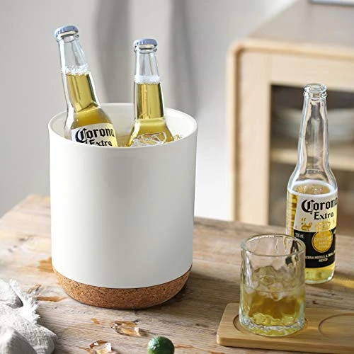 DOWAN Utensil Holder For Kitchen Counter, 7.5 Inches White Cooking Utensil Holder With Thicken Recycled Wooden Cork Mat, DIY Gifts For Moms And Grandma, Kitchen Decor, 5 DOWAN Utensil Holder For Kitchen Counter, 7.5 Inches White Cooking Utensil Holder With Thicken Recycled Wooden Cork Mat, DIY Gifts For Moms And Grandma, Kitchen Decor, - Image 5