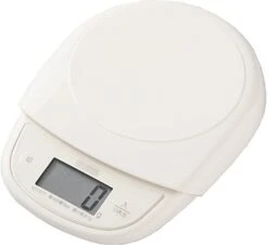 KD-313 IV Cooking Scale, Kitchen Scale, Cooking, Made In Japan, Digital, 6.6 Lbs (3 Kg), Increments Of 0.04 Oz (1 G), Ivory