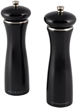 Cole & Mason Precision Sherwood Black Gloss Salt And Pepper Mill Gift Set, Wood, 20 Cm 17 Cole & Mason Precision Sherwood Black Gloss Salt And Pepper Mill Gift Set, Wood, 20 Cm -Peugeot Shop 410JOfEk74L. AC