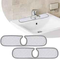 Faucet Absorbent Mat, 2 Packs Eco-friendly Sink Drip And Splash Protector, Dishwasher Safe Microfiber Dish Drying Mat For Kitchen, Bar, And RV, 17.7 Inches X 3.9 Inches 16 Faucet Absorbent Mat, 2 Packs Eco-friendly Sink Drip And Splash Protector, Dishwasher Safe Microfiber Dish Drying Mat For Kitchen, Bar, And RV, 17.7 Inches X 3.9 Inches -Peugeot Shop 410OkCT4WVL. AC
