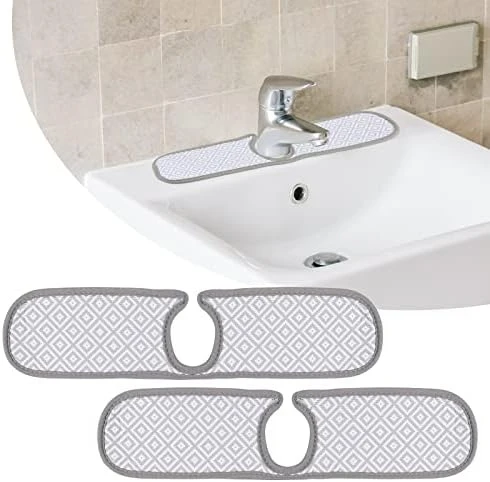 Faucet Absorbent Mat, 2 Packs Eco-friendly Sink Drip And Splash Protector, Dishwasher Safe Microfiber Dish Drying Mat For Kitchen, Bar, And RV, 17.7 Inches X 3.9 Inches 8 Faucet Absorbent Mat, 2 Packs Eco-friendly Sink Drip And Splash Protector, Dishwasher Safe Microfiber Dish Drying Mat For Kitchen, Bar, And RV, 17.7 Inches X 3.9 Inches - Image 8