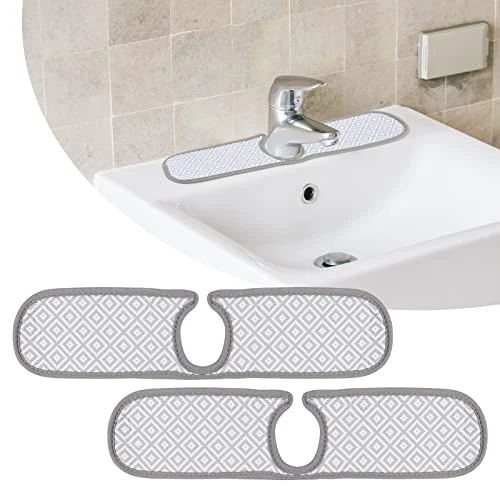 Faucet Absorbent Mat, 2 Packs Eco-friendly Sink Drip And Splash Protector, Dishwasher Safe Microfiber Dish Drying Mat For Kitchen, Bar, And RV, 17.7 Inches X 3.9 Inches 1 Faucet Absorbent Mat, 2 Packs Eco-friendly Sink Drip And Splash Protector, Dishwasher Safe Microfiber Dish Drying Mat For Kitchen, Bar, And RV, 17.7 Inches X 3.9 Inches
