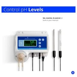 Bluelab CONTPH PH Controller With Monitoring And Dosing In Water Digital Meter For Hydroponic System, 1, White & General Hydroponics PH Down Liquid Premium Buffering For Stability, 1-Gallon -Peugeot Shop 410S4VwX6SL