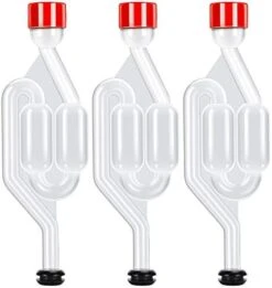 ONEBOM Fermentation Airlock 3 Pack, S Type Airlock Twin Bubble With Grommets For Wine Sauerkraut Making 16 ONEBOM Fermentation Airlock 3 Pack, S Type Airlock Twin Bubble With Grommets For Wine Sauerkraut Making -Peugeot Shop 410U7CammqL. AC