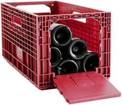 3-Pack Weinbox Crates Wine Storage | Stores Up To 36 Bottles | Color: Burgundy 18 3-Pack Weinbox Crates Wine Storage | Stores Up To 36 Bottles | Color: Burgundy -Peugeot Shop 410XPbNBdBL. AC