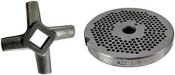 #22 1/8" Reversible Meat Grinder Plate - Cozzini Cutlery Imports (#22-1/8plate) -Peugeot Shop 410XWTrP46L. AC