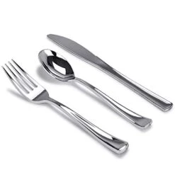 Pre-Rolled Napkin And Cutlery Set - White Napkins And Silver Heavy-Weight Plastic Silverware With Napkin Band Set - 30-Pack 17 Pre-Rolled Napkin And Cutlery Set - White Napkins And Silver Heavy-Weight Plastic Silverware With Napkin Band Set - 30-Pack -Peugeot Shop 410aVEiOGqL