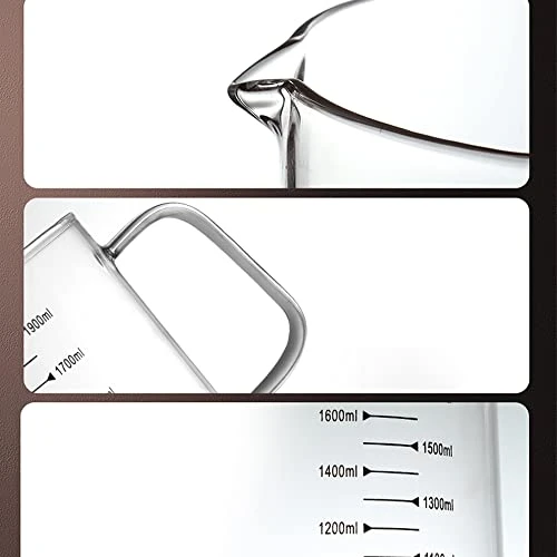 Glass Bacon Grease Container,Transparent Glass Grease Strainer,1.5/1.58 Quart LCooking Oil Storage Grease Keeper Bacon Grease Container With Strainer (1.5/1.58 Quart) 4 Glass Bacon Grease Container,Transparent Glass Grease Strainer,1.5/1.58 Quart LCooking Oil Storage Grease Keeper Bacon Grease Container With Strainer (1.5/1.58 Quart) - Image 4