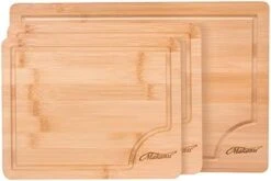 Bamboo Cutting Board Large 15 Inch, With Juice Groove, Handles On Both Sides For Easy Pick Up, Smooth Surface, For Kitchen And Party, Cut Raw Food Such As Meat, Beef And Chicken 27 Bamboo Cutting Board Large 15 Inch, With Juice Groove, Handles On Both Sides For Easy Pick Up, Smooth Surface, For Kitchen And Party, Cut Raw Food Such As Meat, Beef And Chicken -Peugeot Shop 410kYt5whML. AC