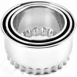 Cookie Cutters - Biscuit Cutters/Stainless Steel Dumpling Cutters/Cake Pastry Cutters / Cake Cookie Scone Cutters Molds Stamps For Cooking Baking ( 3Pcs, Round Edge) -Peugeot Shop 410sVmgFyHL. AC