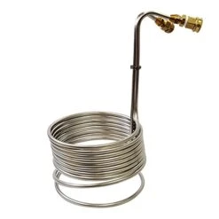 Tainless Steel Immersion Wort Chiller W/Garden Hose Fittings