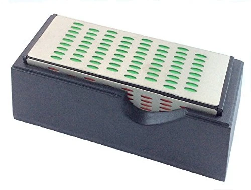 Knife Sharpener Sharpening Stone Kitchen 4 Sided Diamond Hone System Sharpen Steel Whetstone New 1 Knife Sharpener Sharpening Stone Kitchen 4 Sided Diamond Hone System Sharpen Steel Whetstone New