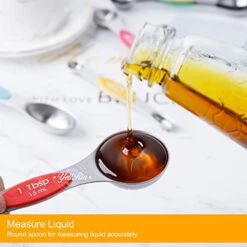 Magnetic Measuring Spoons Set Of 8 Stainless Steel Dual Sided Stackable Measuring Spoons Nesting Teaspoons Tablespoons For Measuring Dry And Liquid Ingredients 12 Magnetic Measuring Spoons Set Of 8 Stainless Steel Dual Sided Stackable Measuring Spoons Nesting Teaspoons Tablespoons For Measuring Dry And Liquid Ingredients -Peugeot Shop 411BqMFLJjL