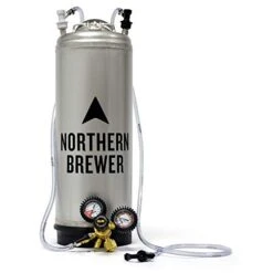 Draft Brewer® Single Homebrew Kegging System With New Ball Lock Keg