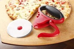 Microplane Red Pizza Cutter With Removable Blade - Effortlessly Cut Through Pizza With Precision And Ease - Easy-to-Clean Design For Quick And Convenient Use -Peugeot Shop 411GPz7JXoL