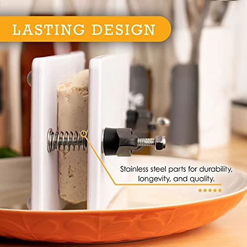 Extra Firm Tofu Press - By Healthy Express - Premium Curved Plates For Superior Pressing Results On Firm And Extra Firm Tofu. Perfect Press Every Time! 6 Extra Firm Tofu Press - By Healthy Express - Premium Curved Plates For Superior Pressing Results On Firm And Extra Firm Tofu. Perfect Press Every Time! - Image 6