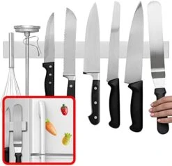 10 Inch Magnetic Knife Holder For Refrigerator, Magnetic Knife Holders For Fridge Or Kitchen Wall No Drilling, Magnet Strips For Knives & Metal Utensils, Tool Rack, Stainless Steel 18 10 Inch Magnetic Knife Holder For Refrigerator, Magnetic Knife Holders For Fridge Or Kitchen Wall No Drilling, Magnet Strips For Knives & Metal Utensils, Tool Rack, Stainless Steel -Peugeot Shop 411IxYnZSkL. AC
