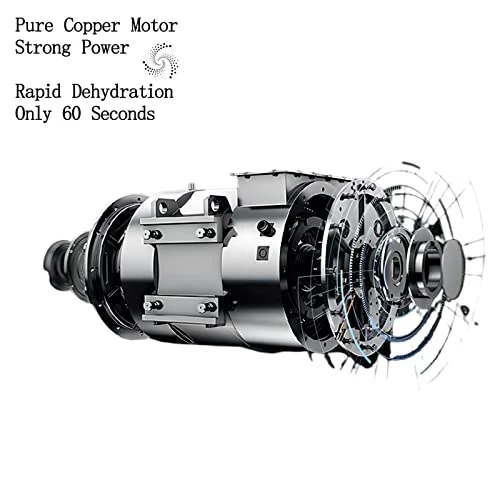 Electric Commercial Salad Spinner Large Inner Capacity (10kg Vegetable), 220V Stainless Steel Lettuce Spinner Vegetable Dryer For Canteens And Restaurants, One Key Switch 4 Electric Commercial Salad Spinner Large Inner Capacity (10kg Vegetable), 220V Stainless Steel Lettuce Spinner Vegetable Dryer For Canteens And Restaurants, One Key Switch - Image 4