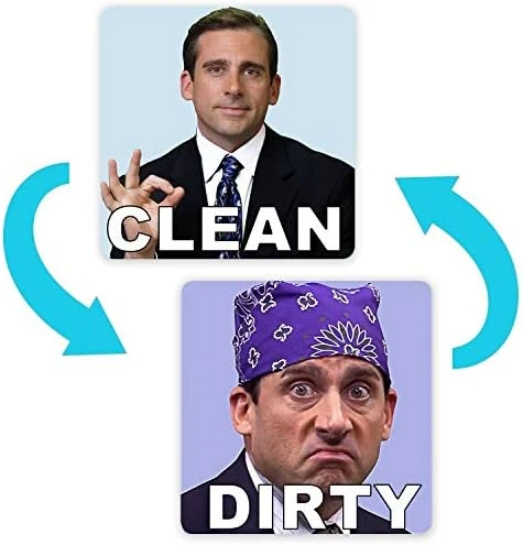 Michael Scott Prison Mike Dishwasher Magnet Clean Dirty Sign Sticker Strongest Magnet Double Sided Flip With Metal Magnetic Plate Universal Kitchen Dish Washer Reversible Indicator 7 Michael Scott Prison Mike Dishwasher Magnet Clean Dirty Sign Sticker Strongest Magnet Double Sided Flip With Metal Magnetic Plate Universal Kitchen Dish Washer Reversible Indicator - Image 7