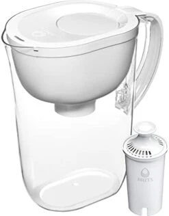 Brita Large Water Filter Pitcher For Tap And Drinking Water With SmartLight Filter Change Indicator + 1 Standard Filter, Lasts 2 Months, 10-Cup Capacity, Black 25 Brita Large Water Filter Pitcher For Tap And Drinking Water With SmartLight Filter Change Indicator + 1 Standard Filter, Lasts 2 Months, 10-Cup Capacity, Black -Peugeot Shop 411T2CX4pNL. AC