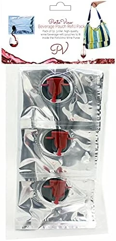 PortoVino Refill Dispenser Bag Compatible With Wine Purse - 3 Pack Spout Of 50oz. Each (1.5L) Flask Perfect For Parties And Concerts. Bladder Holds Up To 2 Bottles Of Wine Each! Reusable And BPA Free 7 PortoVino Refill Dispenser Bag Compatible With Wine Purse - 3 Pack Spout Of 50oz. Each (1.5L) Flask Perfect For Parties And Concerts. Bladder Holds Up To 2 Bottles Of Wine Each! Reusable And BPA Free - Image 7