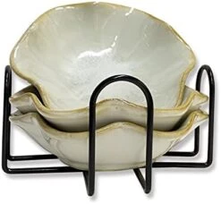 Ceramic Spoon Rest, TIGERMILLION Cooking Spoon Holder For Kitchen Counter/Stove Top/Dining Table House Warming Gift Dishwasher Safe (4pcs-Sunflower-White) -Peugeot Shop 411gAFuEXL. AC